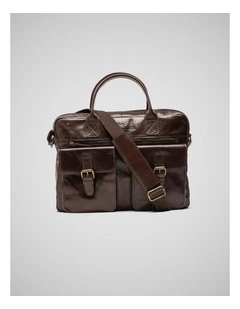 Picton Briefcase in Chocolate