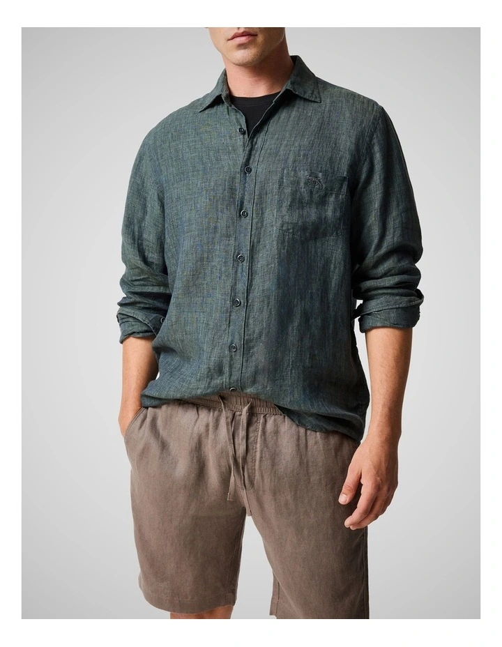 Coromandel 2 Long Sleeve Sports Fit Shirt in Ash image 1