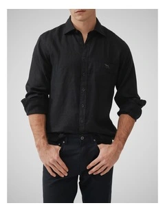 Coromandel 2 Long Sleeve Sports Fit Shirt in Onyx