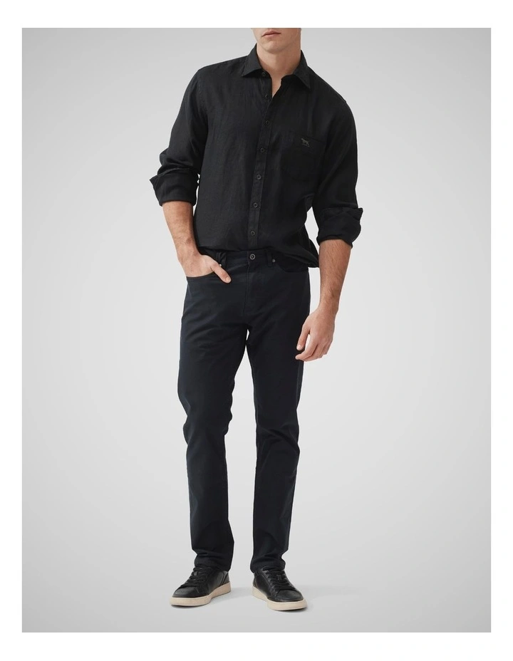 Coromandel 2 Long Sleeve Sports Fit Shirt in Onyx image 2