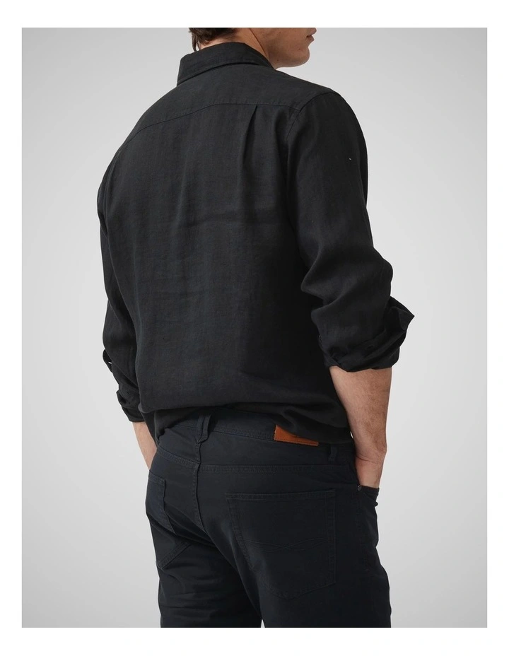 Coromandel 2 Long Sleeve Sports Fit Shirt in Onyx image 3