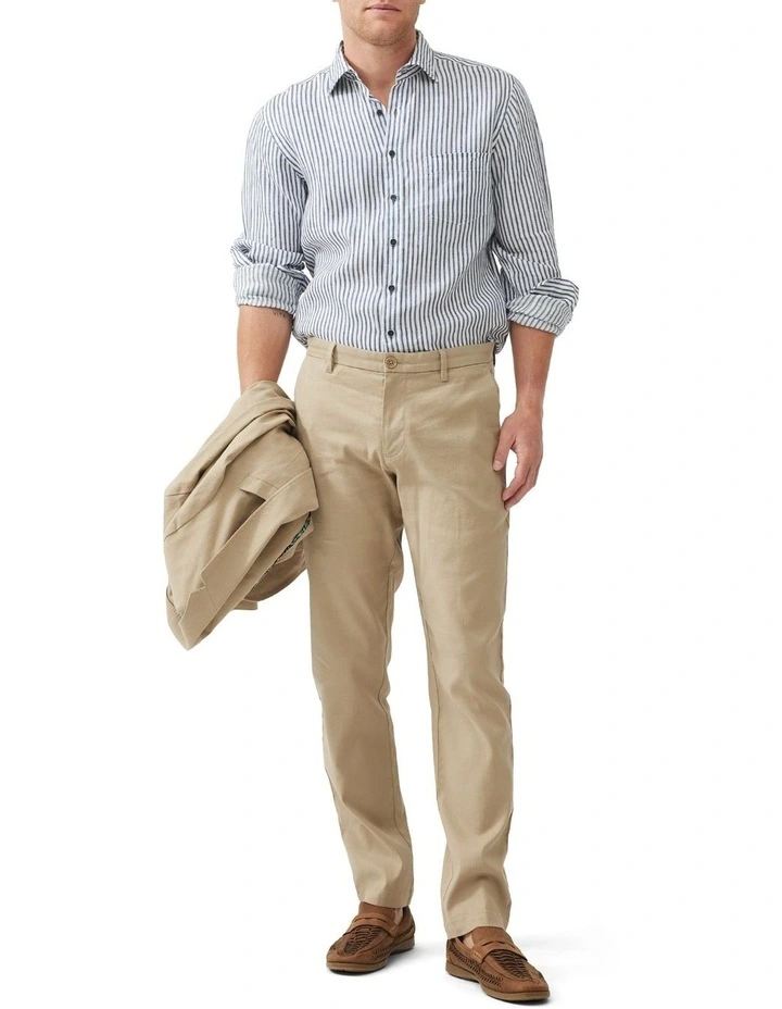 Hurleyville Regular Leg Pants in Khaki image 2