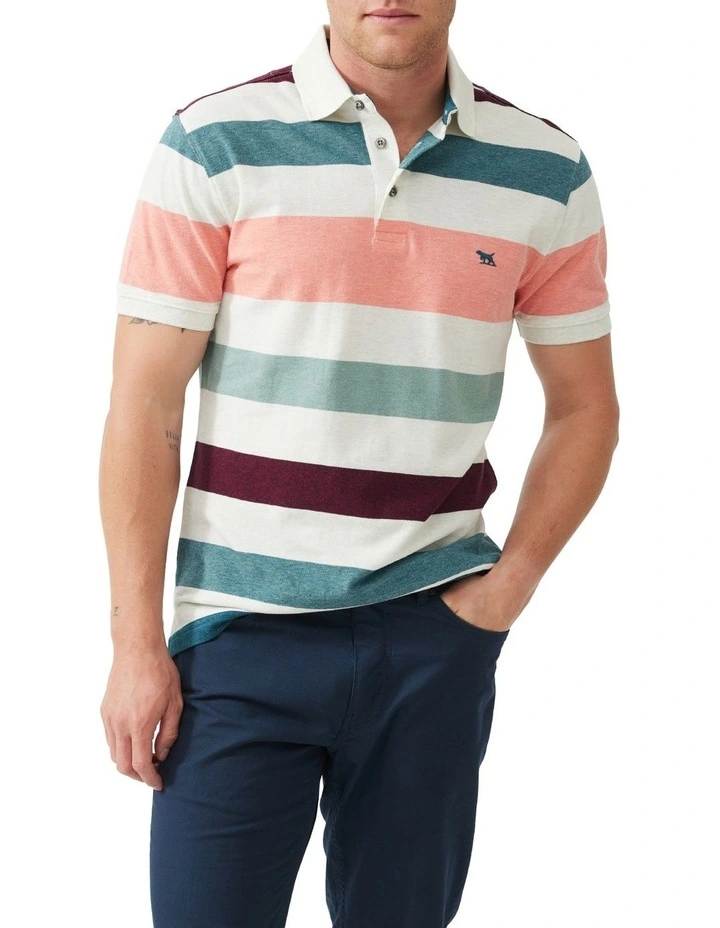 Cambridge Polo Shirt in Sunset image 1