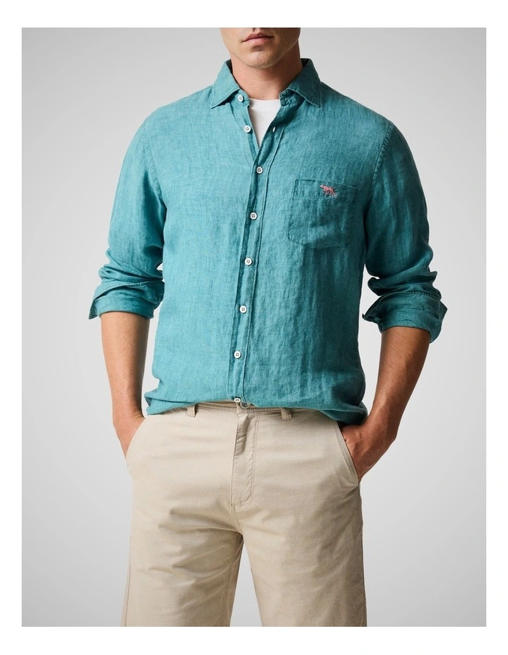 Coromandel 2 Long Sleeve Sports Fit Shirt in Savannah image 1