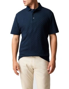 Hunts Bury Polo Shirt in Navy