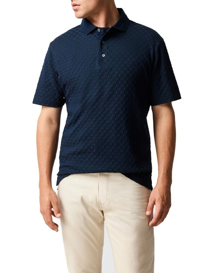 Hunts Bury Polo Shirt in Navy image 1