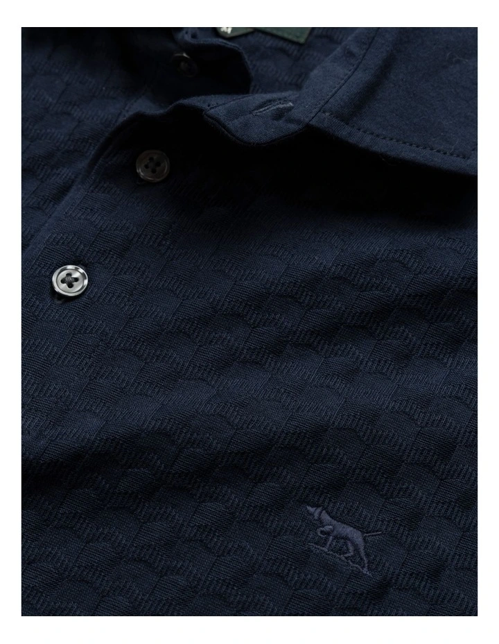 Hunts Bury Polo Shirt in Navy image 5