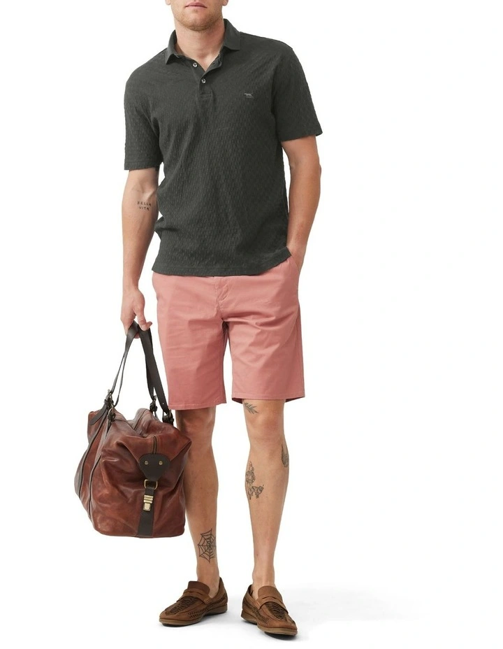 Hunts Bury Polo Shirt in Olive image 2