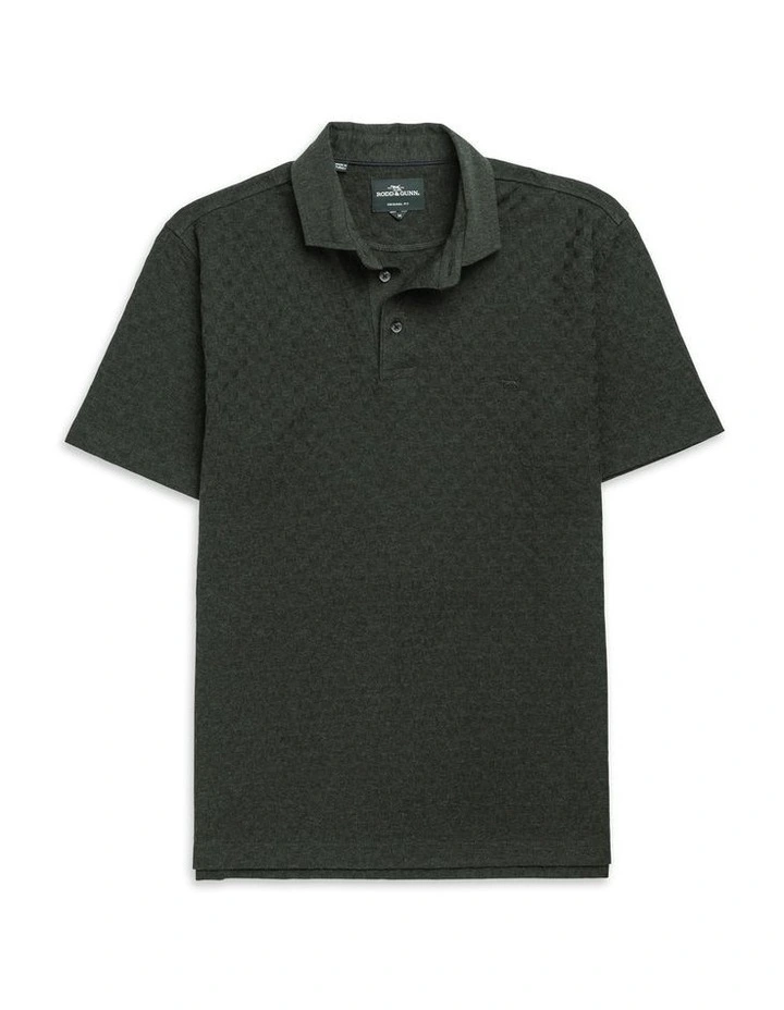 Hunts Bury Polo Shirt in Olive image 4