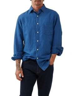 Clifton Shirt in Mid Blue