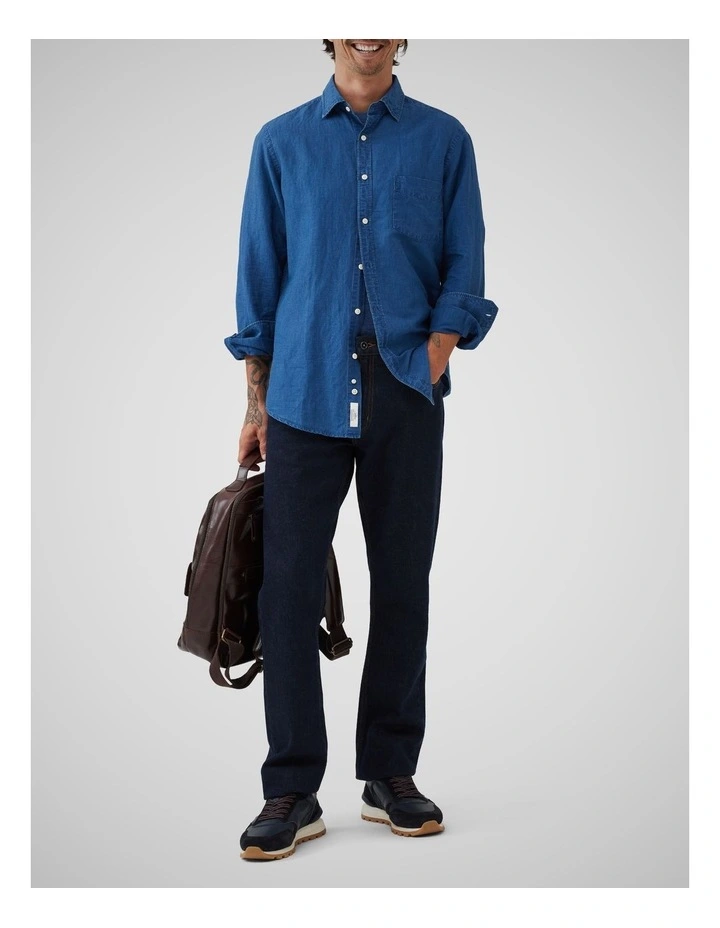 Clifton Shirt in Mid Blue image 2