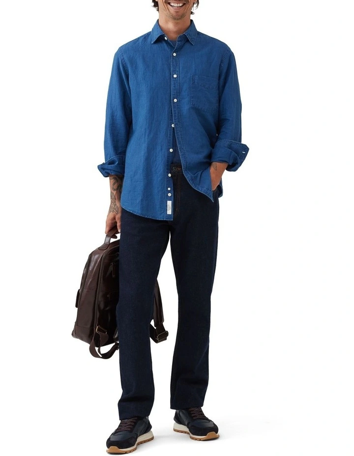 Clifton Shirt in Mid Blue image 2