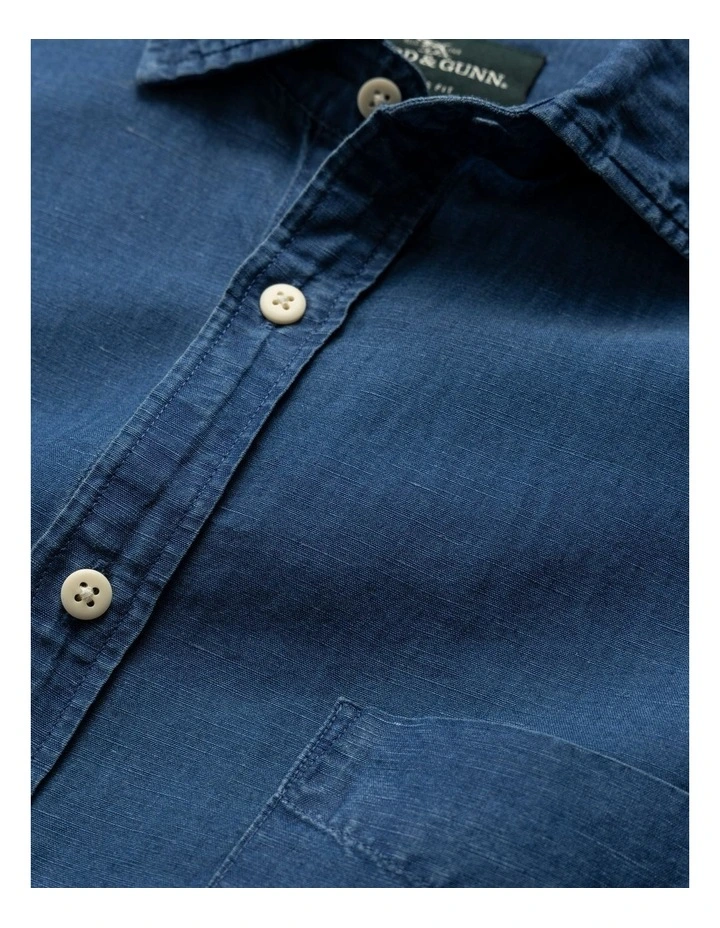 Clifton Shirt in Mid Blue image 5