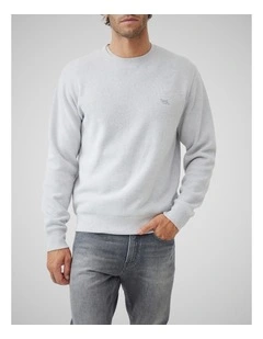 Crew Neck Sweat Top in Ice