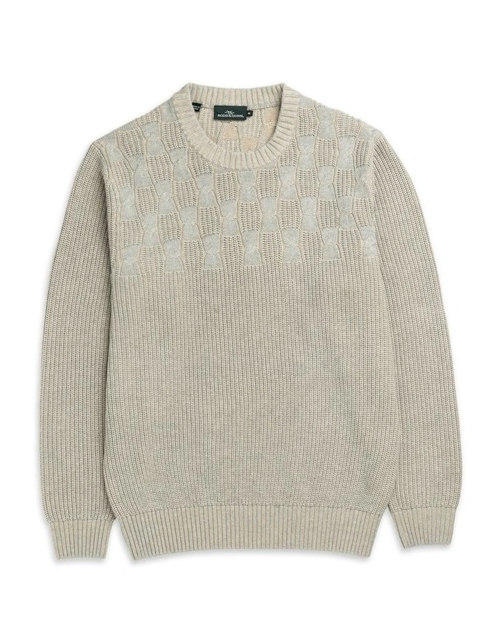 Westown Long Sleeve Knit Sweater in Camel image 4