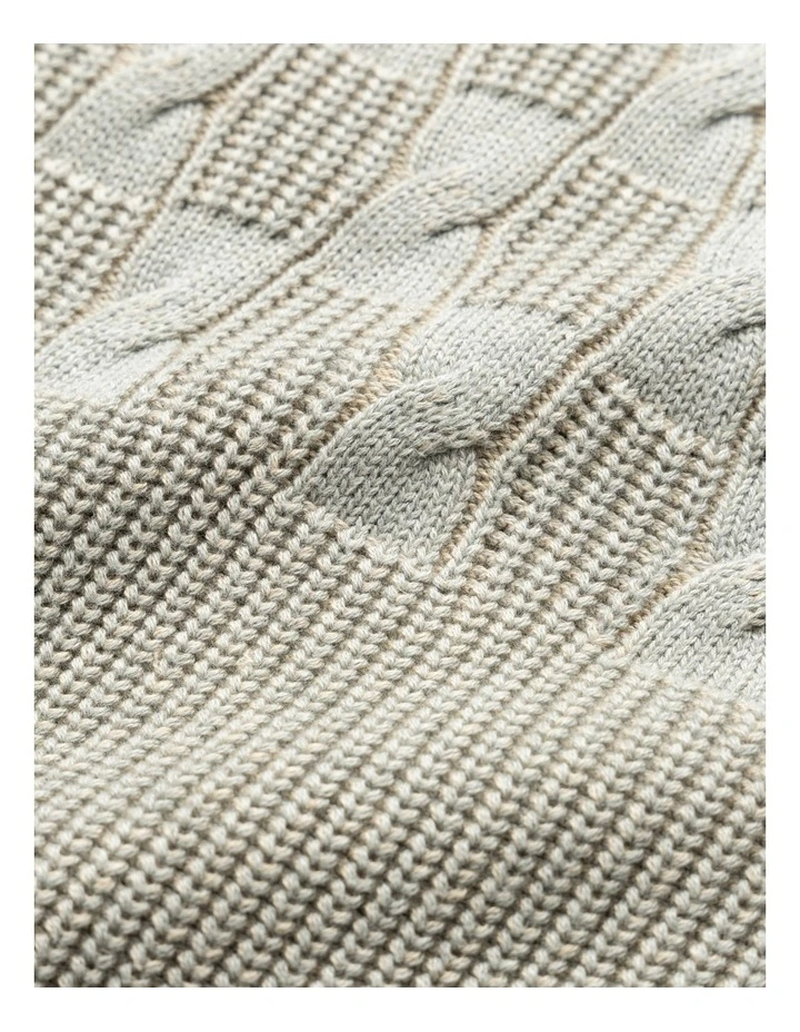 Westown Long Sleeve Knit Sweater in Camel image 5