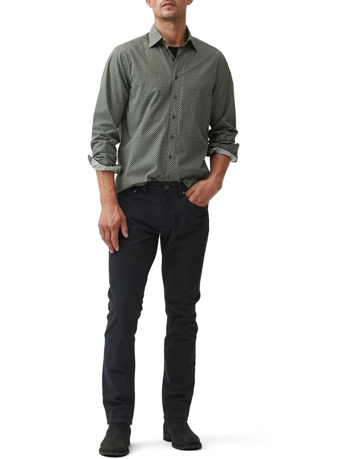Notown Long Sleeve Shirt in Moss image 2