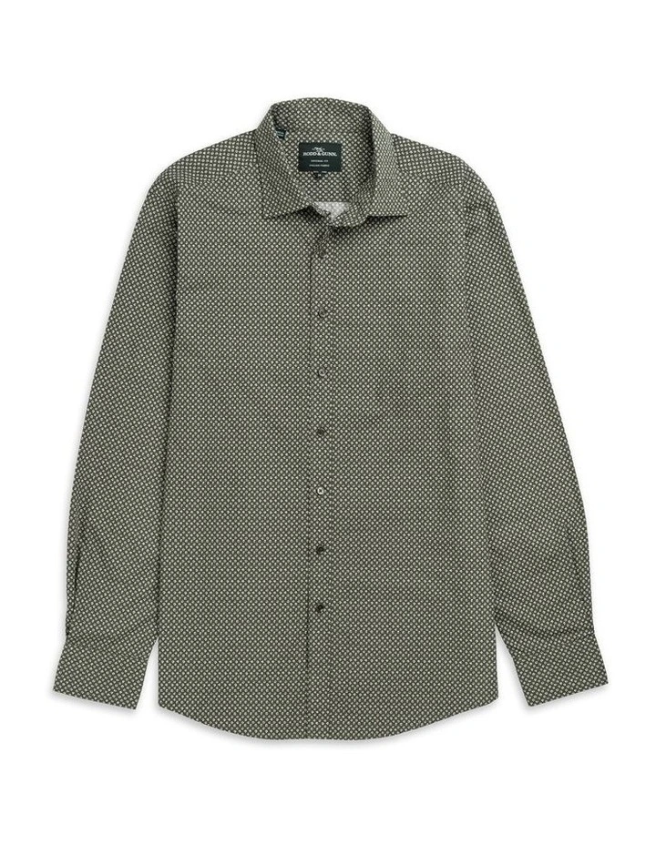 Notown Long Sleeve Shirt in Moss image 3
