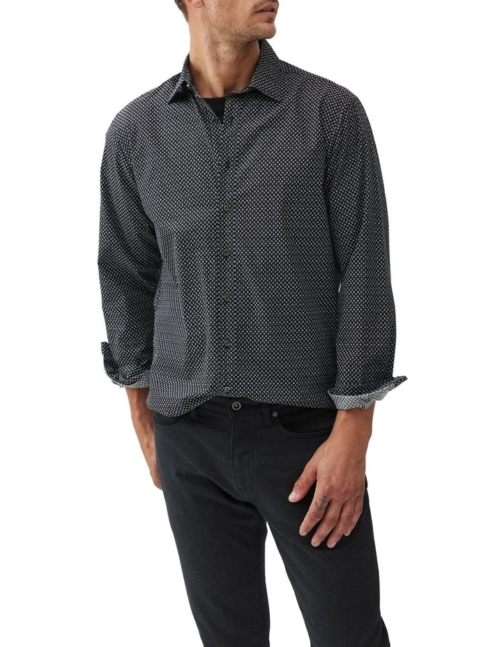 Notown Long Sleeve Shirt in Onyx image 1