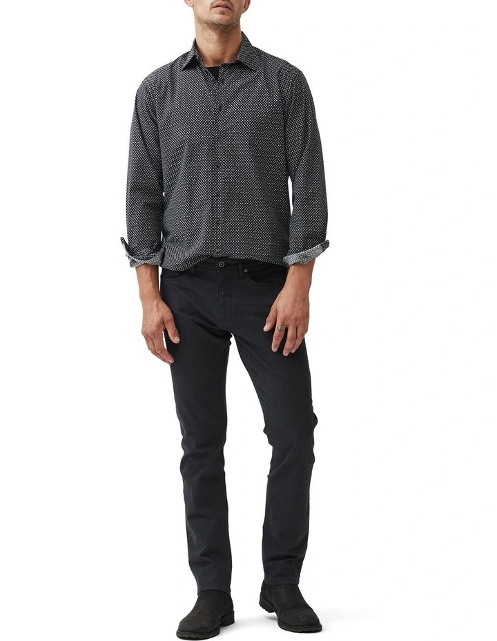 Notown Long Sleeve Shirt in Onyx image 2