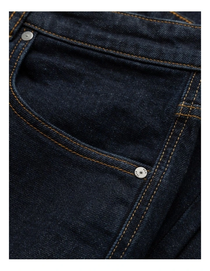 Bexley Relaxed Italian Regular Leg Pant in Raw Denim image 5