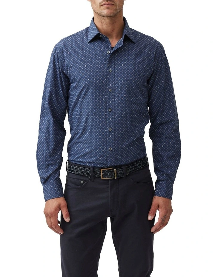 Pinotage Long Sleeve Shirt in Ink image 1