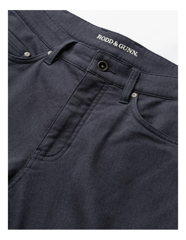 Motion Melange Straight Fit Long Leg Jean in Navy image 5