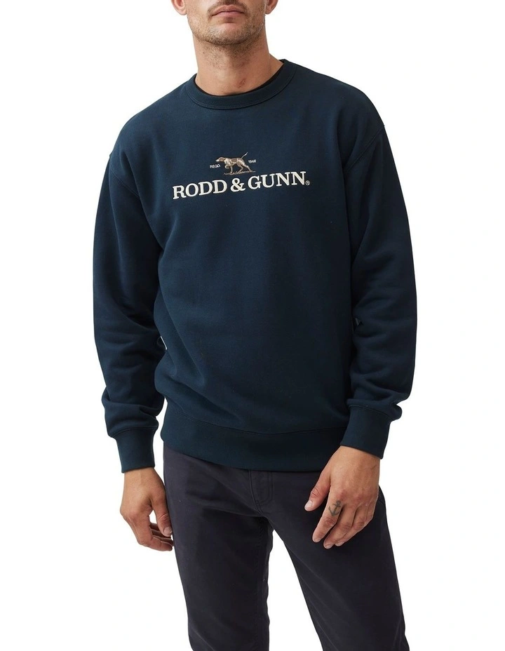 Gunn Logo Sweat in Lake image 1