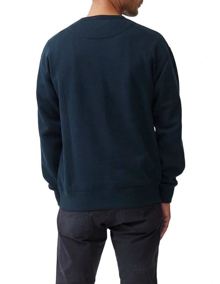 Gunn Logo Sweat in Lake image 3