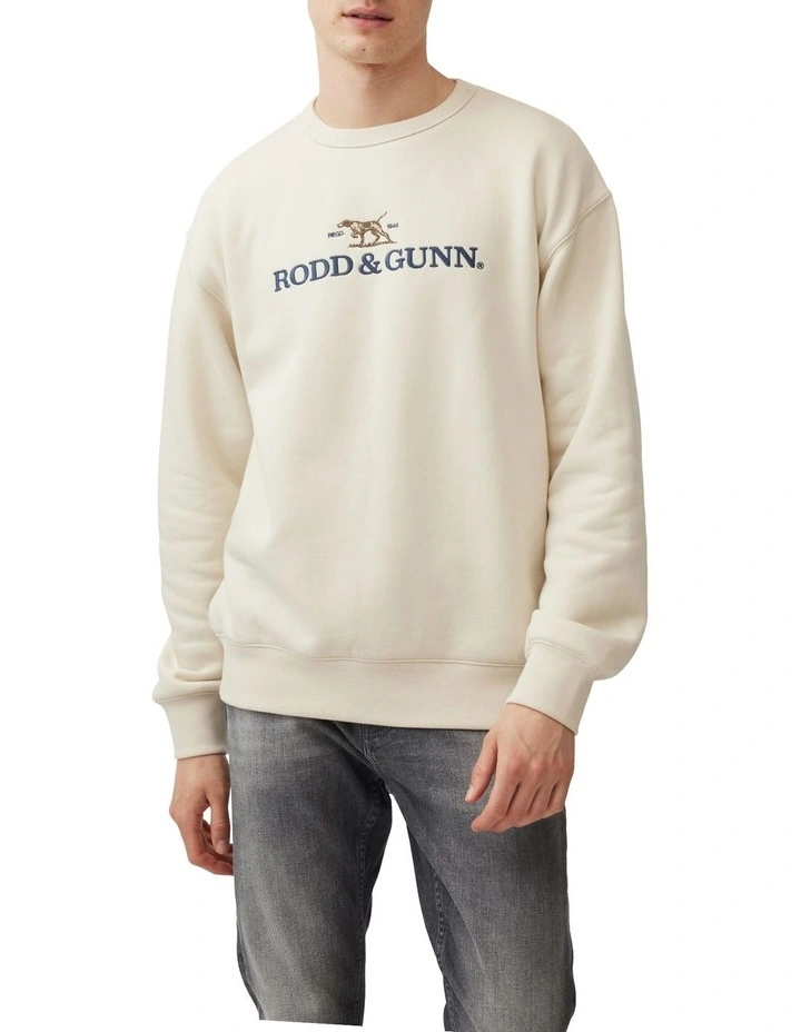 Gunn Logo Sweat in Sand image 1