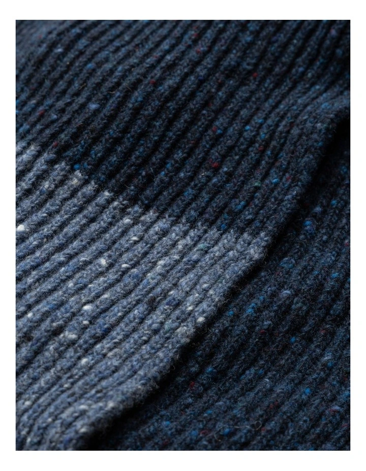 Shiel Hill Scarf in Navy/Denim image 3