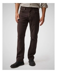Barters Relaxed Jean Long Leg in Fossil