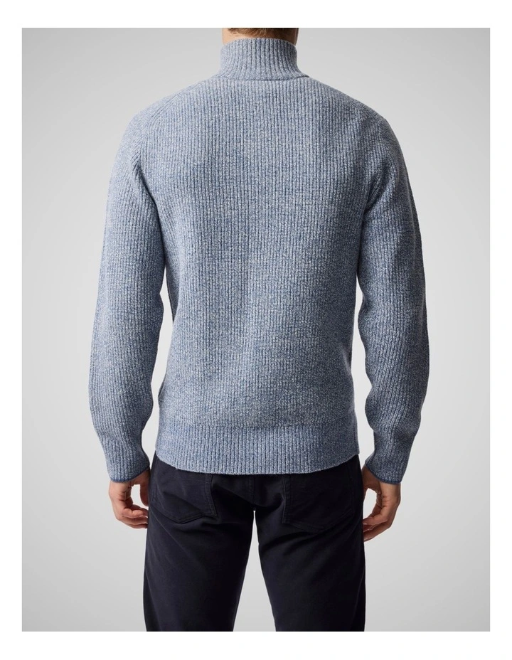 Robbies Road Knit Sweater in Surf image 3