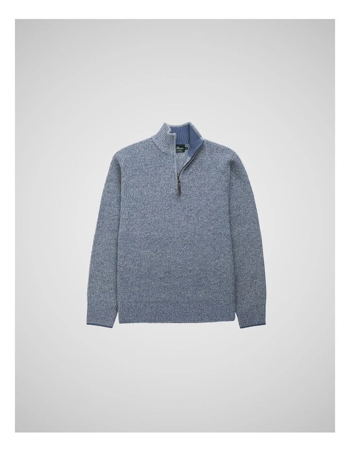 Robbies Road Knit Sweater in Surf image 4