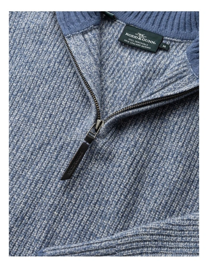 Robbies Road Knit Sweater in Surf image 5