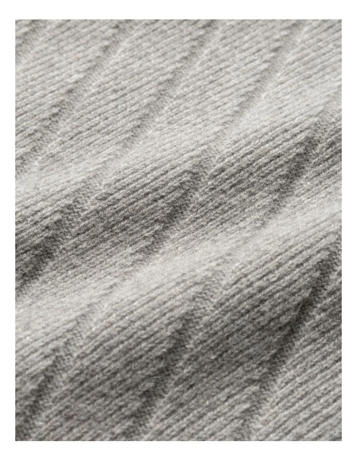 Arrow River Knit in Grey Marle image 5