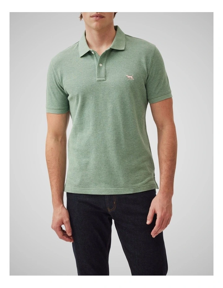 The Gunn Sports Fit Polo in Dusty Sage image 1