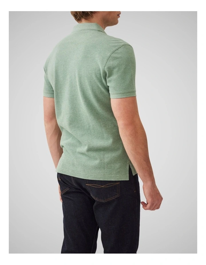 The Gunn Sports Fit Polo in Dusty Sage image 3