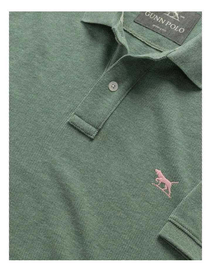 The Gunn Sports Fit Polo in Dusty Sage image 5
