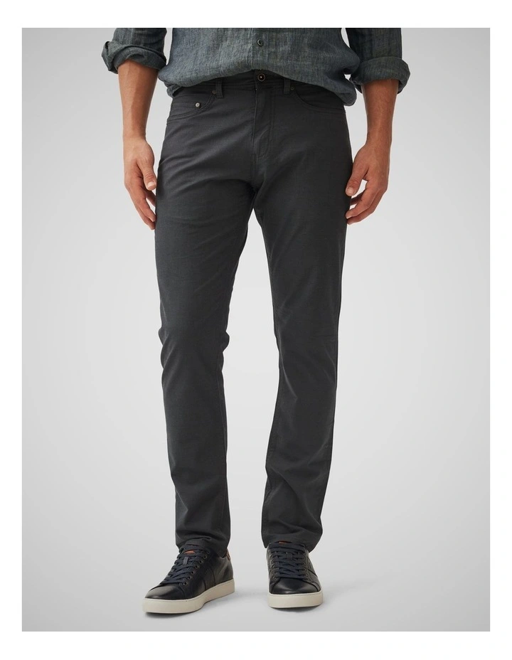 Gunn Straight Fit Jean Regular Leg in Granite image 1