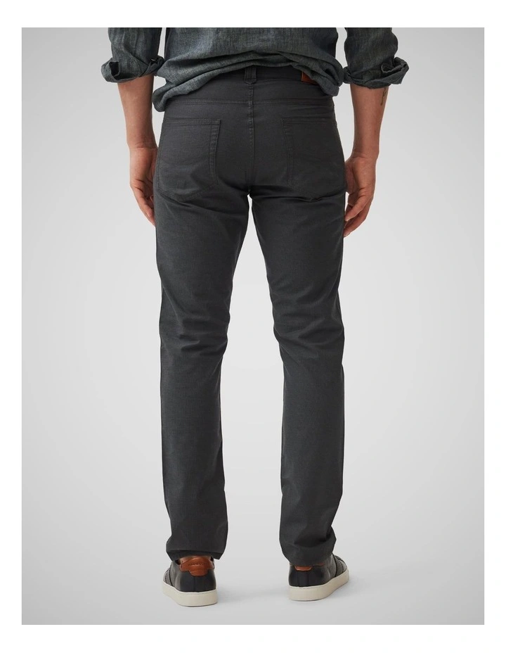 Gunn Straight Fit Jean Regular Leg in Granite image 3