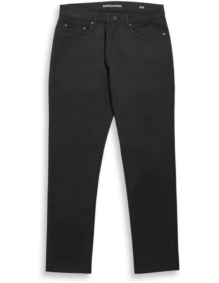 Gunn Straight Fit Jean Regular Leg in Granite image 4