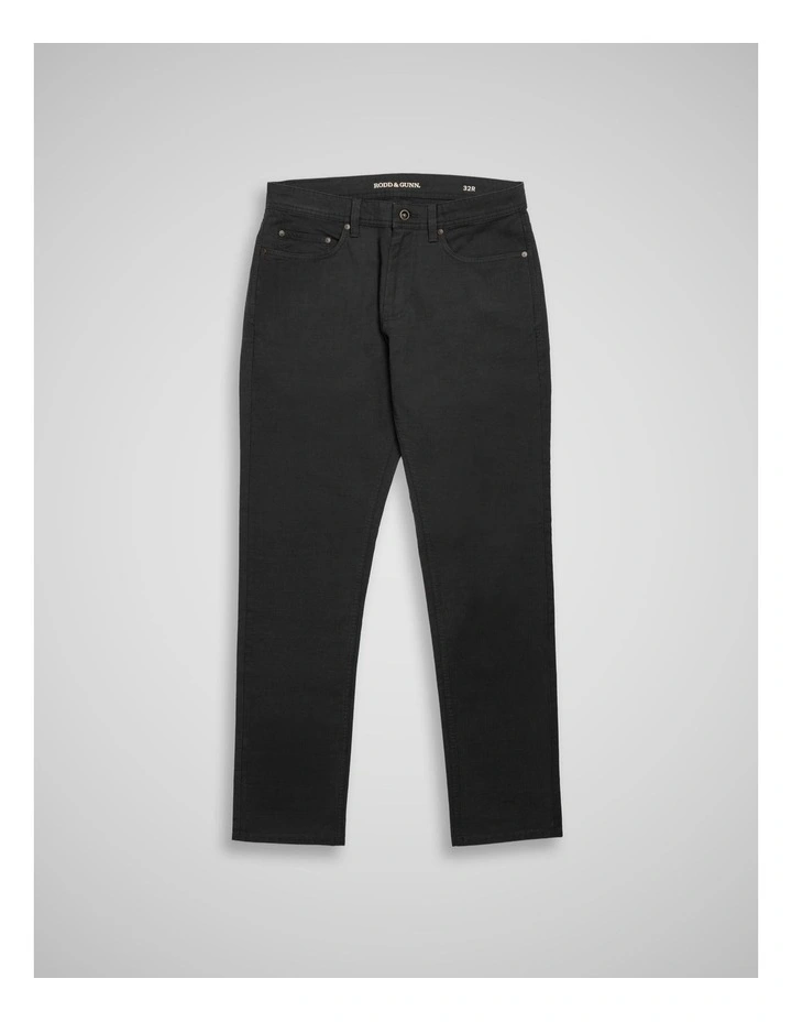 Gunn Straight Fit Jean Regular Leg in Granite image 4