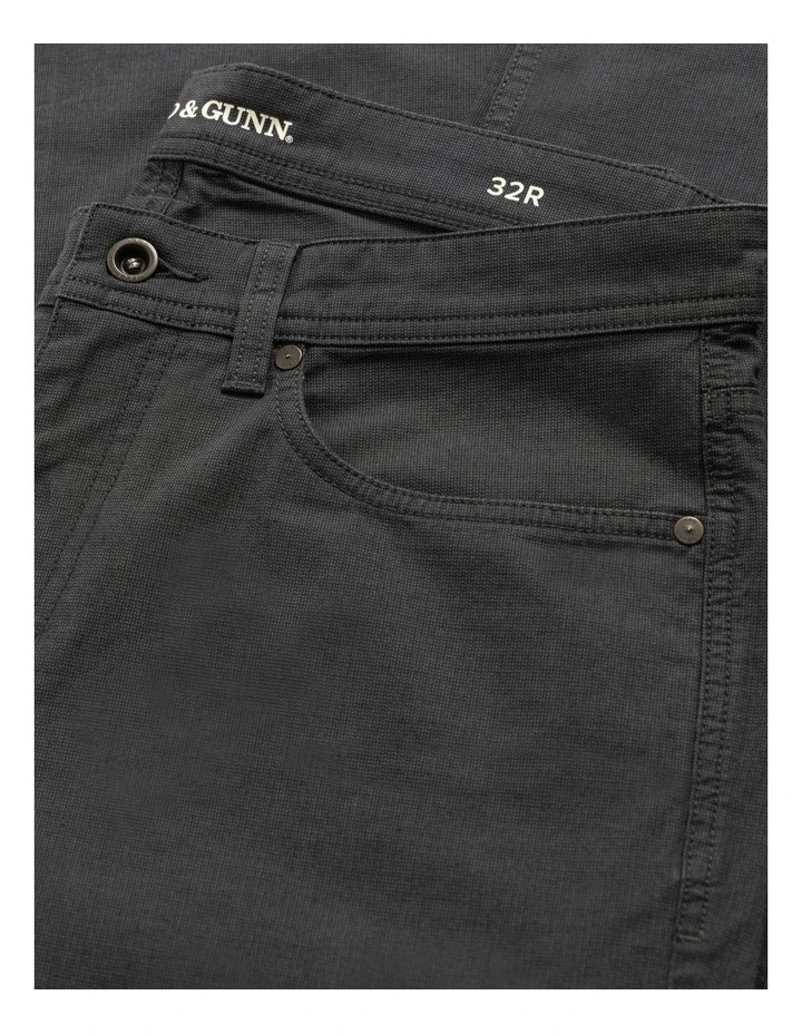 Gunn Straight Fit Jean Regular Leg in Granite image 5