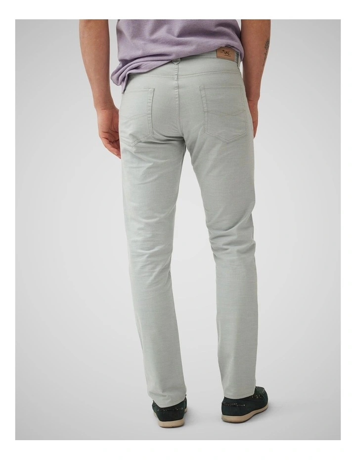 Gunn Straight Fit Jean Short Leg in Dove image 3