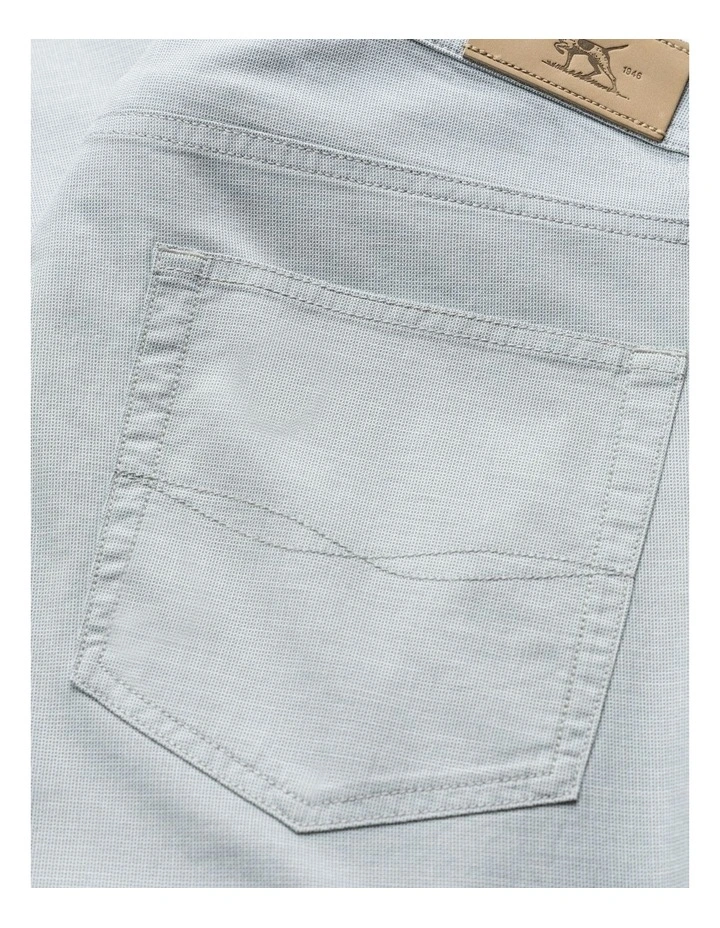 Gunn Straight Fit Jean Short Leg in Dove image 5