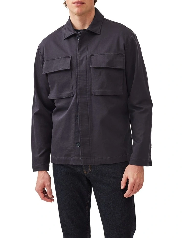 Motion Long Sleeve Shirt in Navy image 1