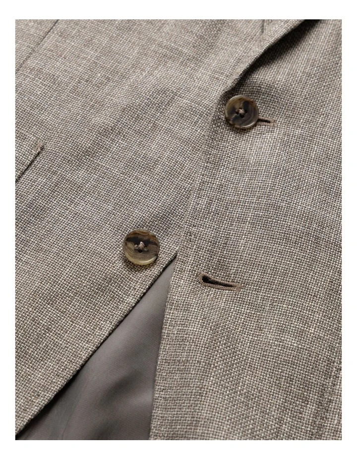 The Cascades Sports Fit Jacket in Mink image 5