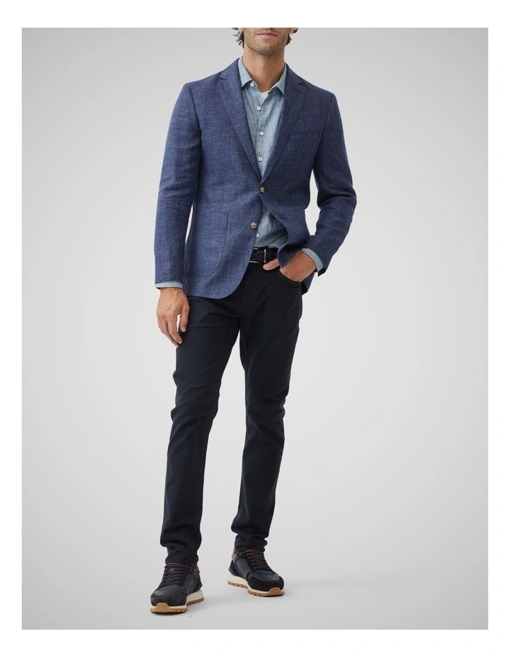 The Cascades Sports Fit Jacket in Bluestone image 2