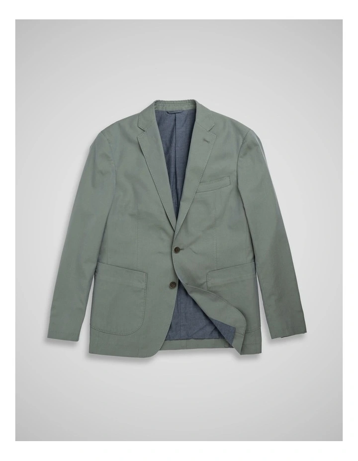 The Cascades Sports Fit Jacket in Sage image 4